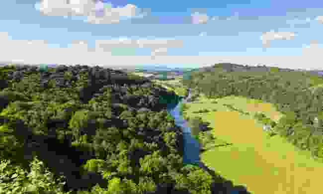The Wye Valley, where Kate Humble lives (Dreamstime)