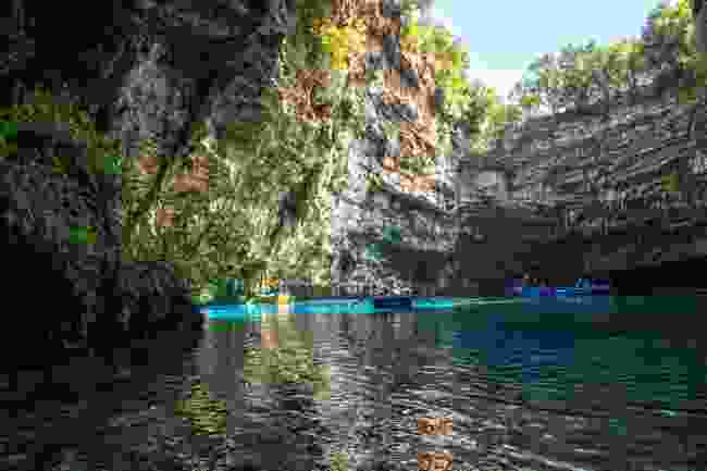 Melissani Cave in Kefalonia (Eliza was here)