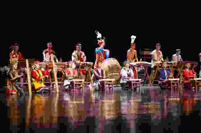 A&#160;performance of traditional drumming at the Taiwan Indigenous Peoples Culture Par (Alamy)