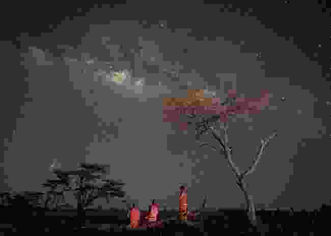 The Masai under the night sky (Paul Goldstein)