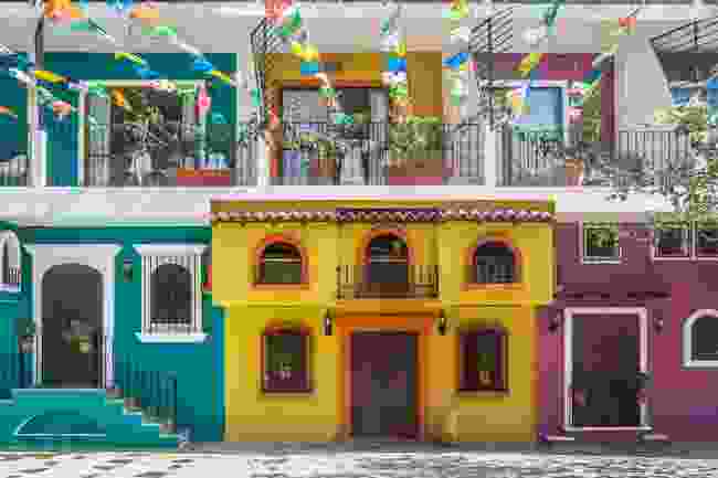Colourful homes brighten the streets of Puerto Vallarta, Mexico (Shutterstock)