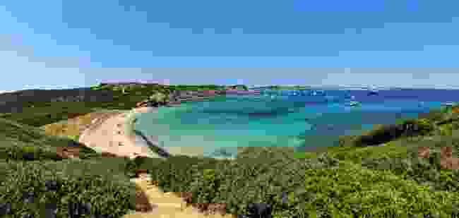 Cala Tortuga beach in Menorca (Shutterstock)