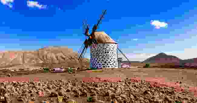 Traditional windmill in Fuerteventura (Shutterstock)