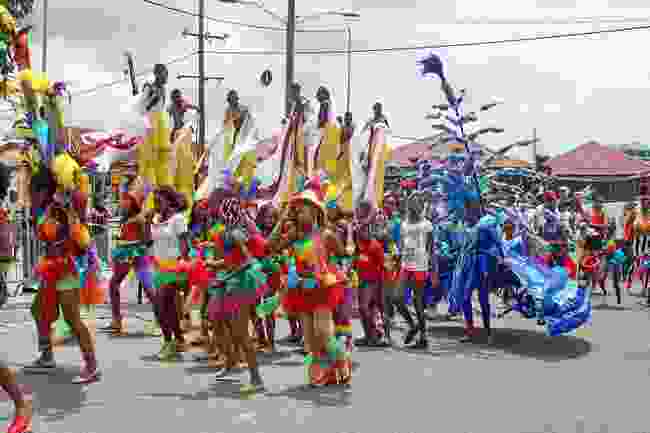 Parading the streets in St Lucia during Carnival (Angela N Perryman/Shutterstock)