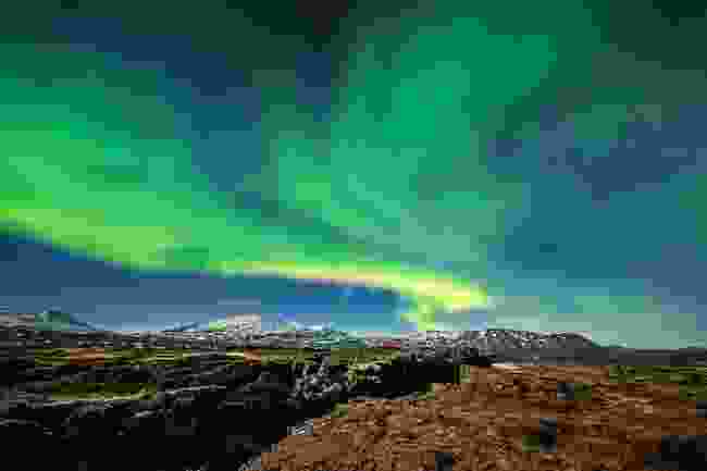 Watch the northern lights in nearby Thingvellir National Park (Shutterstock)